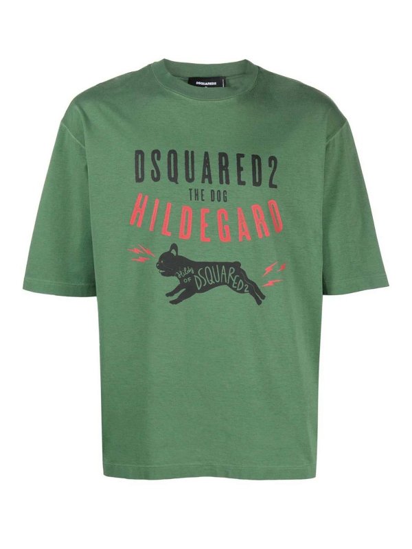 DSQUARED2: Camisetas - Camiseta - Verde