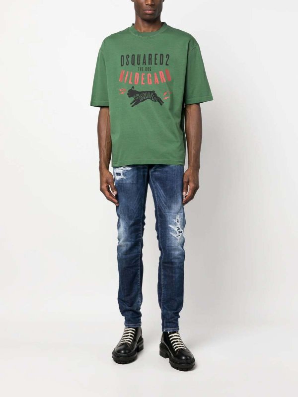DSQUARED2: Camisetas online - Camiseta - Verde