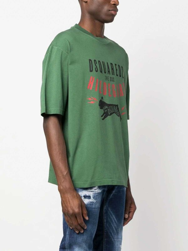 The Best Shops DSQUARED2: Camisetas - Camiseta - Verde