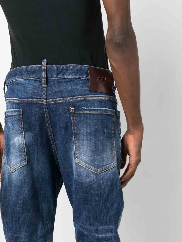 DSQUARED2 buy online distressed cropped jeans
