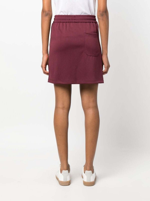 rock star side stripe skirt shop online: GOLDEN GOOSE