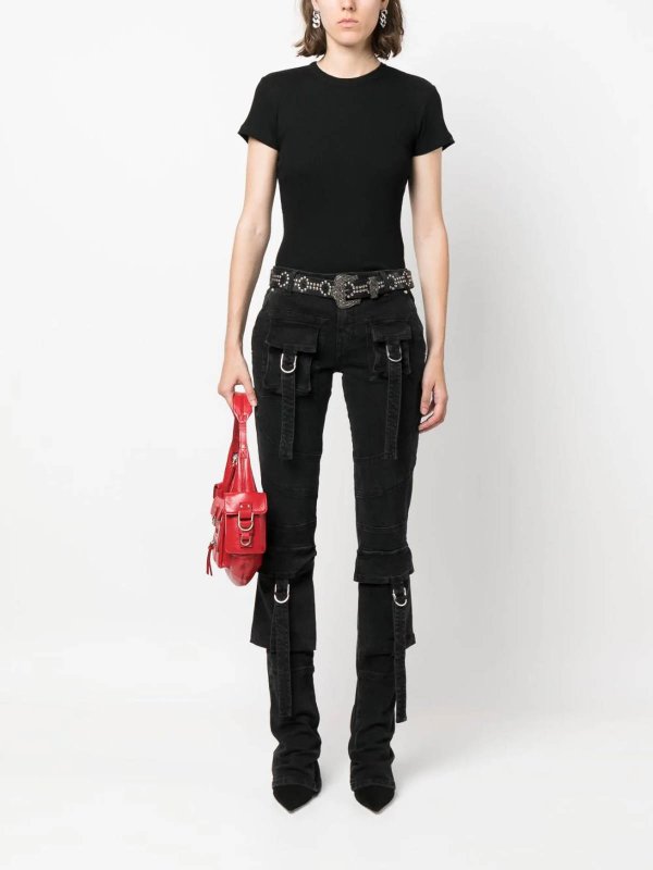 ISABEL MARANT: t-shirt online - T-shirt girocollo a costine fini
