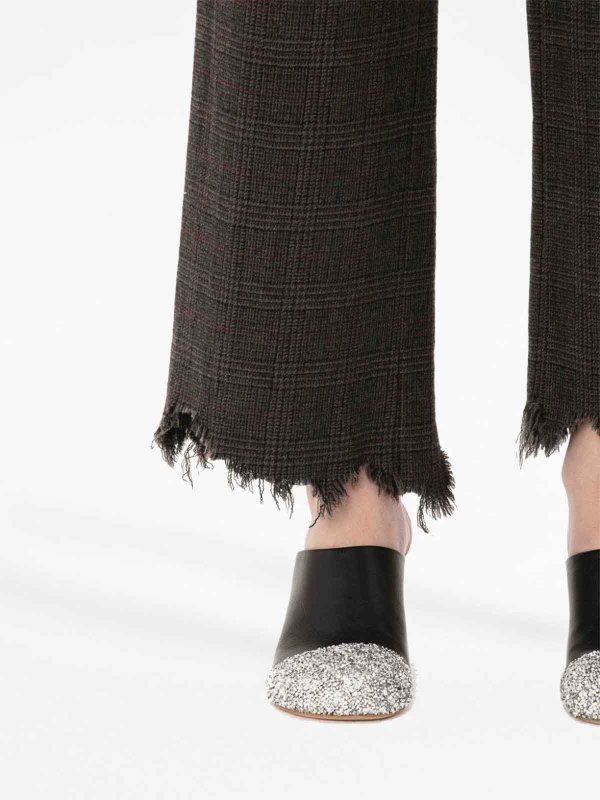 J.W. ANDERSON buy online istressed-effect straight-leg trousers