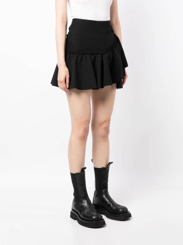 le-detailing high-waist skirt shop online: m.s.g.m.