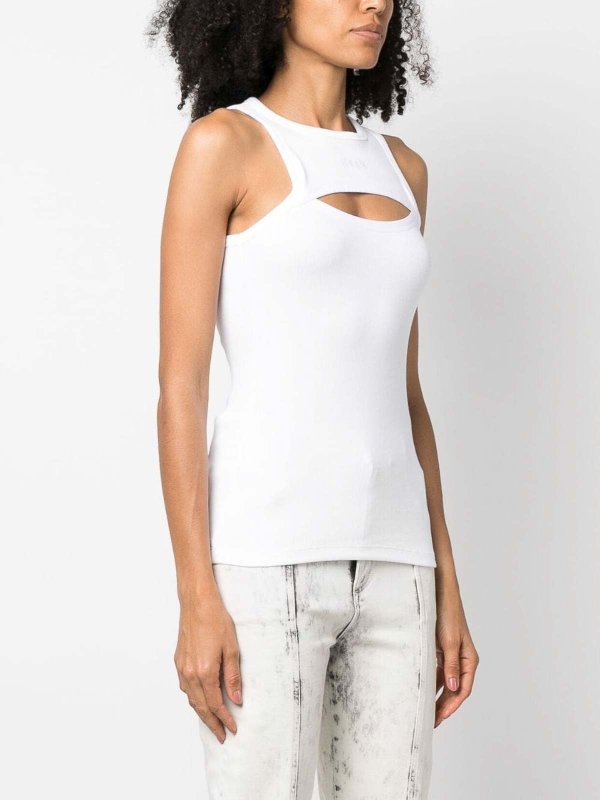 The Best Shops m.s.g.m.: Tops und Tank Tops - Top - Weiß