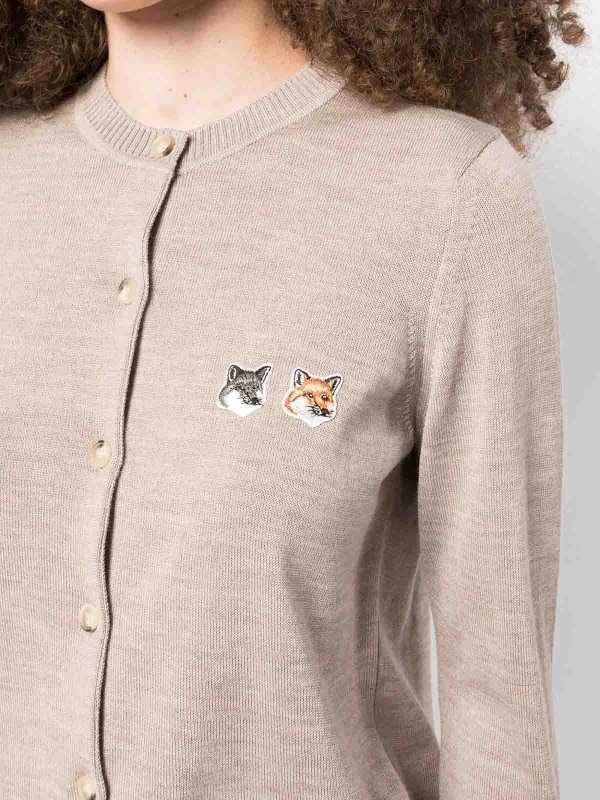 MAISON KITSUNÉ buy online カーディガン - ベージュ