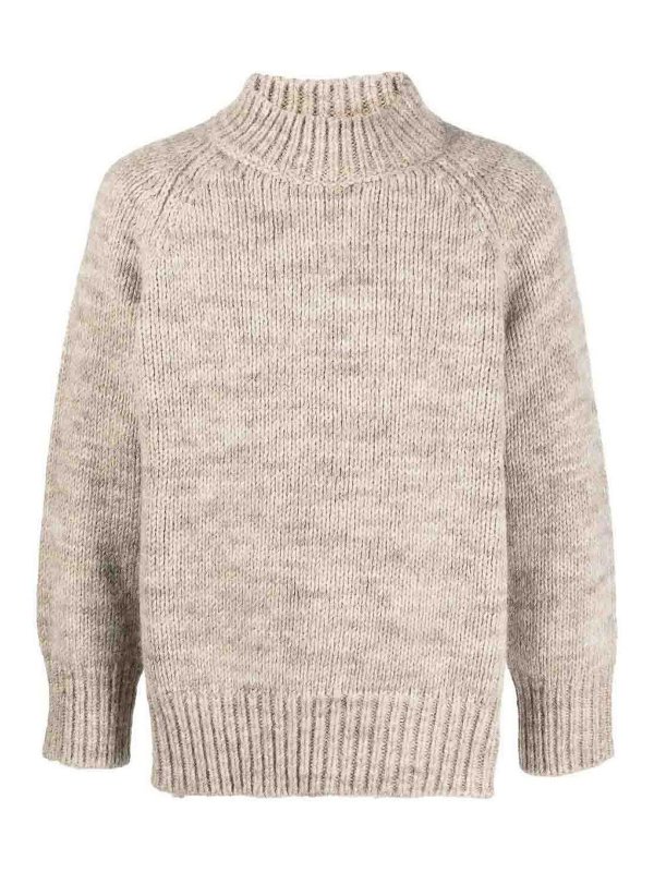 Maison Margiela: crew necks - chunky-knit jumper