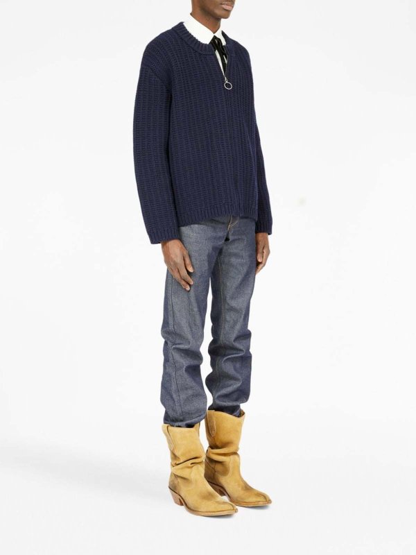 Maison Margiela buy online Cardigan - Dunkelblau