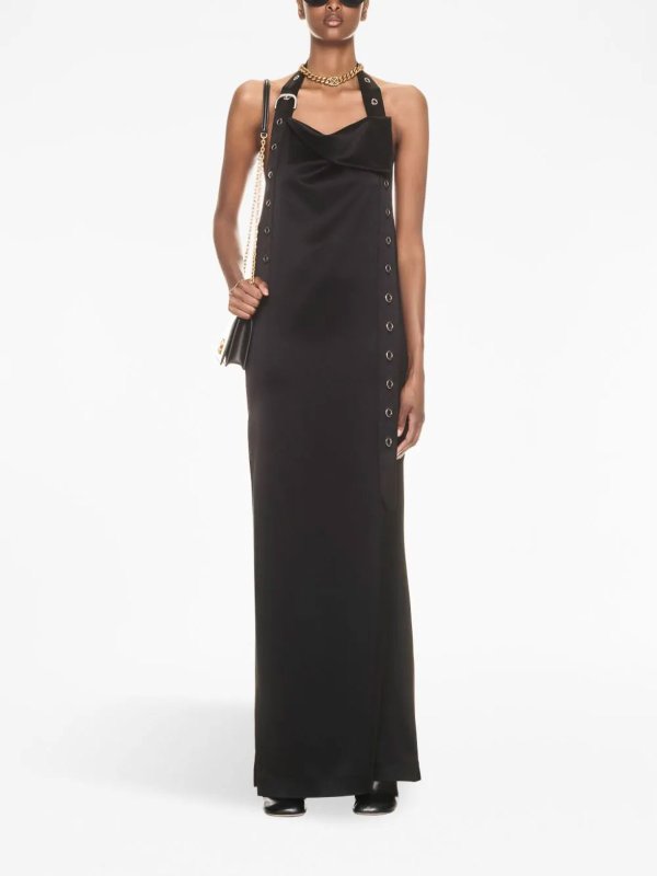 OFF-WHITE: Vestidos largos online - Vestido Largo - Negro