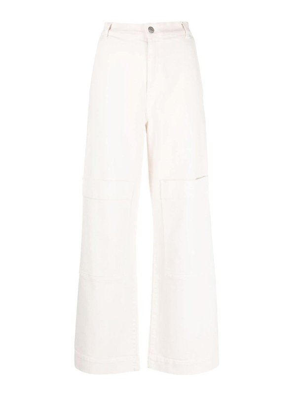 P.A.R.O.S.H.: カジュアルトラウザー - カジュアルパンツ - 白