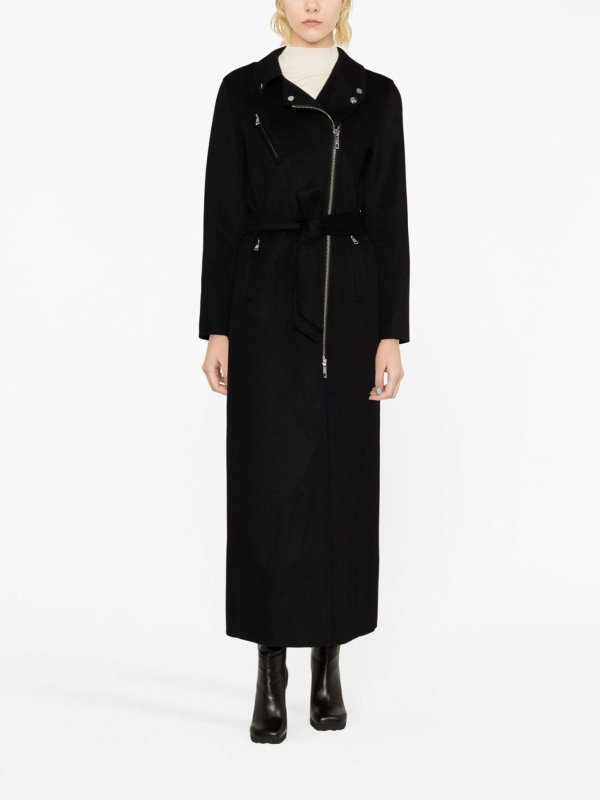 P.A.R.O.S.H.: short coats online - tail wool maxi coat