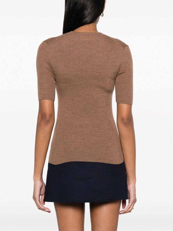 The Best Shops P.A.R.O.S.H.: トップス＆タンクトップ - トップ/タンクトップ - ダークブラウン