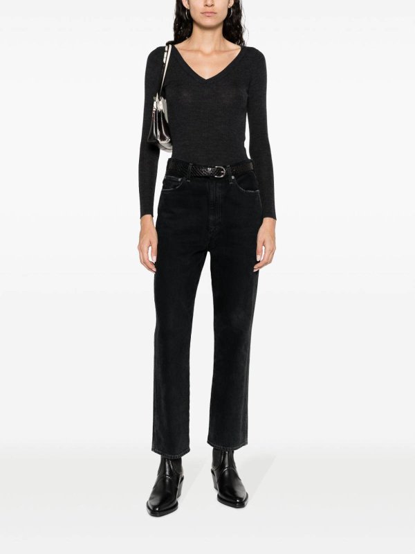 P.A.R.O.S.H.: crew necks online - ribbed wool jumper