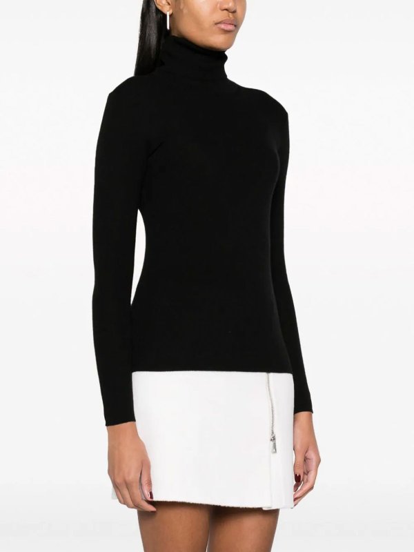 The Best Shops P.A.R.O.S.H.: Suéteres con cuello pico - Suéter Cuello Redondo - Negro