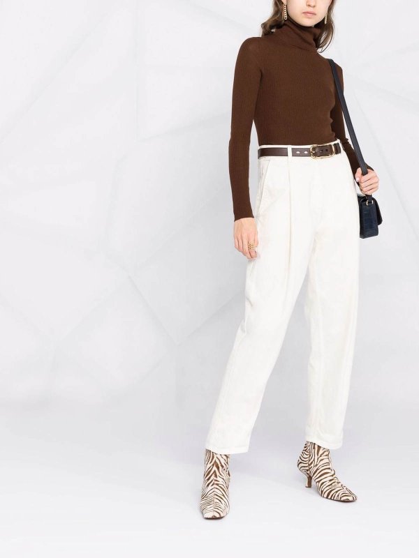 P.A.R.O.S.H.: クルーネック online - クルーネック - ダークブラウン