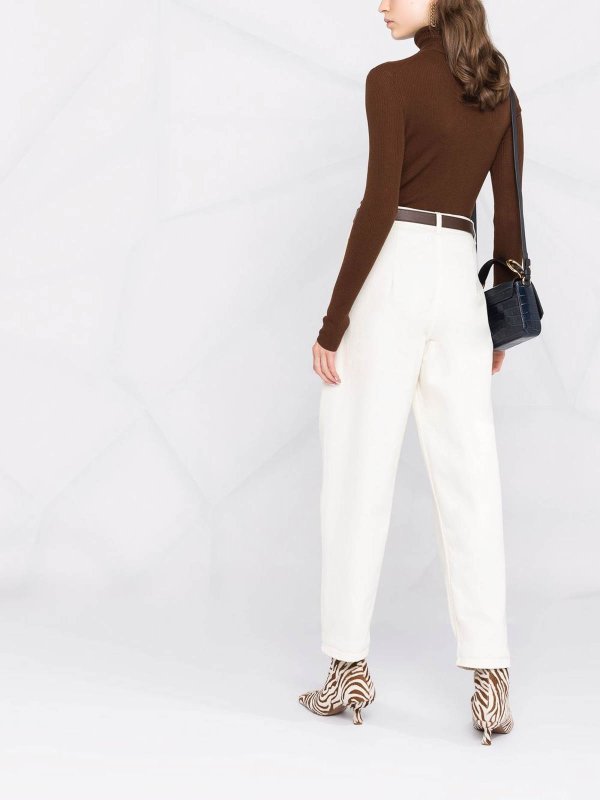 The Best Shops P.A.R.O.S.H.: クルーネック - クルーネック - ダークブラウン