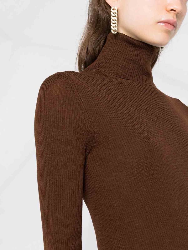 P.A.R.O.S.H. buy online クルーネック - ダークブラウン