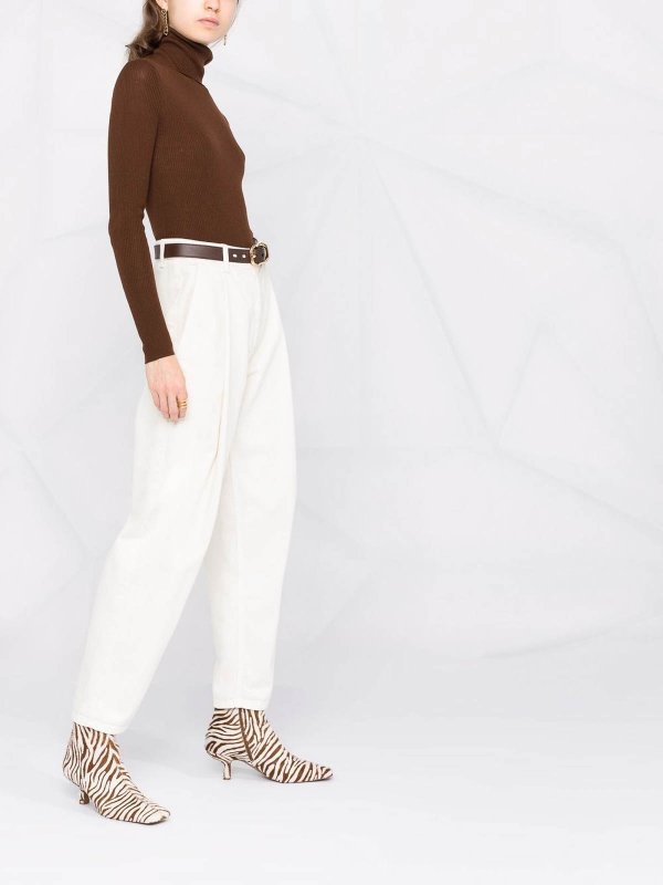 The Best Shops P.A.R.O.S.H.: クルーネック - ダークブラウン