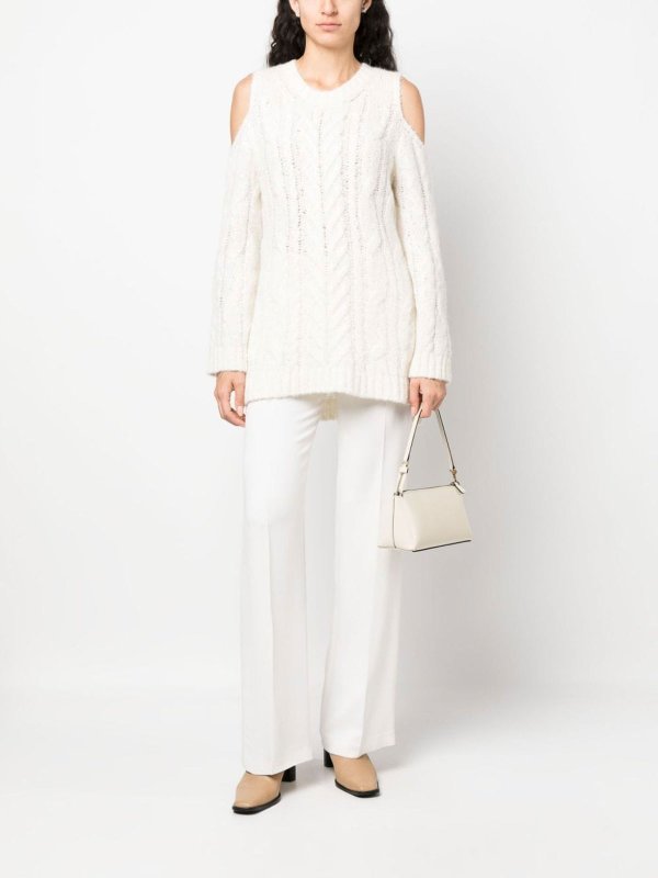 P.A.R.O.S.H.: クルーネック online - クルーネック - 白