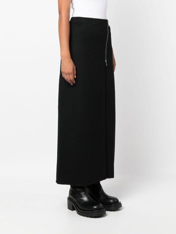 The Best Shops P.A.R.O.S.H.: Knee length skirts & Midi - ip wool maxi skirt