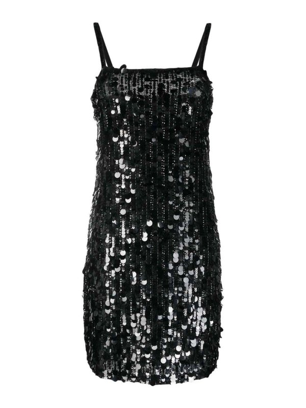 P.A.R.O.S.H.: Vestidos media pierna - Vestido Midi - Negro