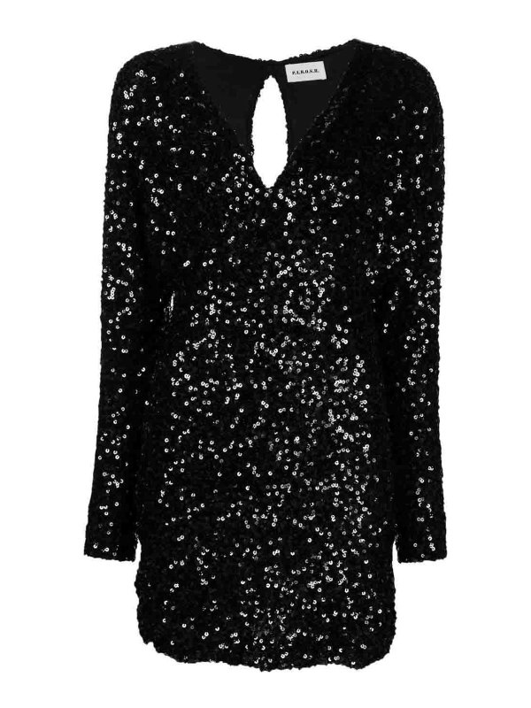 P.A.R.O.S.H.: Robes courtes - Robe Courte - Noir