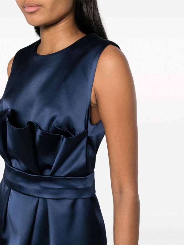 P.A.R.O.S.H. buy online 膝丈ドレス - ブルー