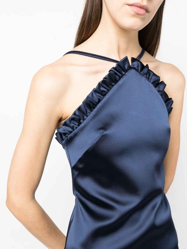 P.A.R.O.S.H. buy online Robe Au Genou - Bleu