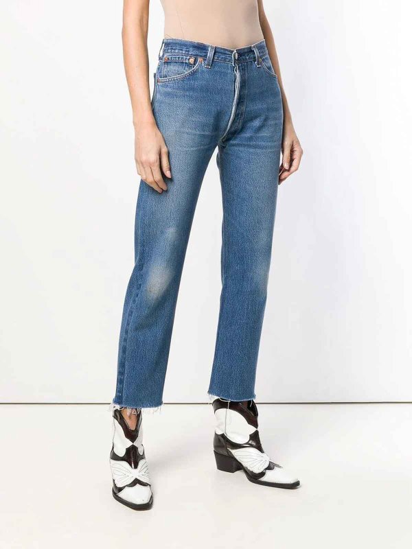 The Best Shops RE/DONE: Bootcut - Bootcut Jeans - Blau