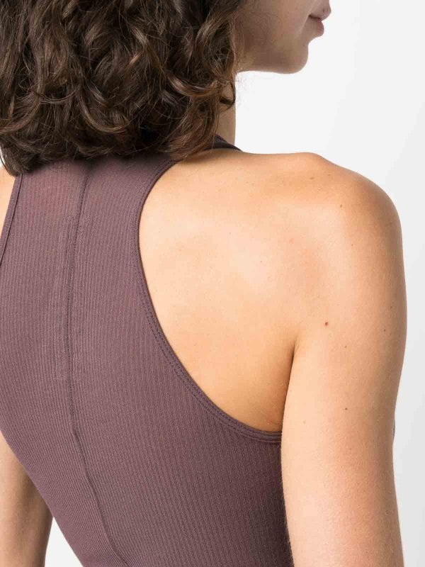 RICK OWENS buy online semi-sheer rbbed tank top