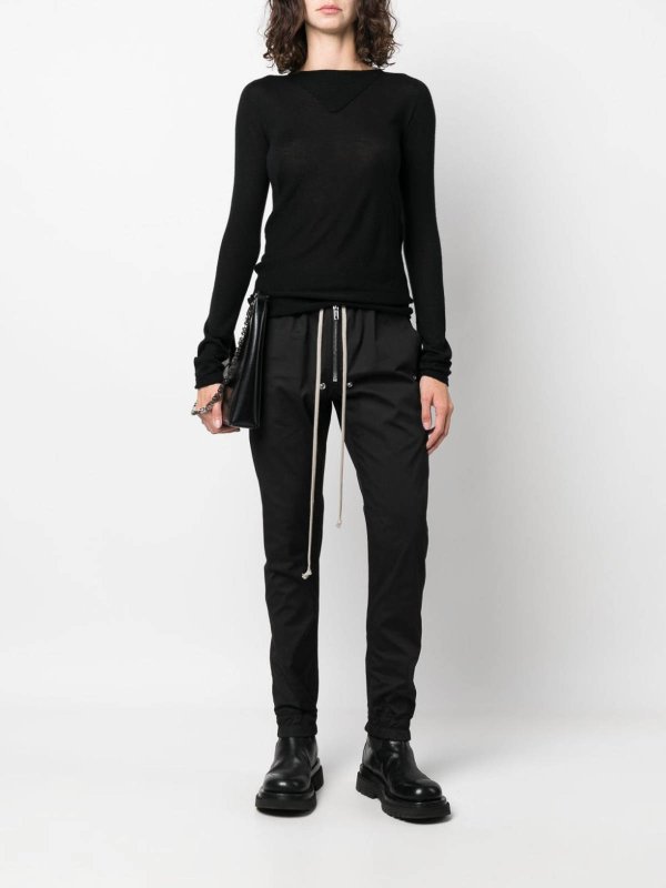 RICK OWENS: casual trousers online - bela drawstring track trousers