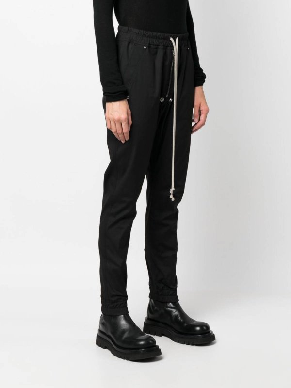 bela drawstring track trousers shop online: RICK OWENS