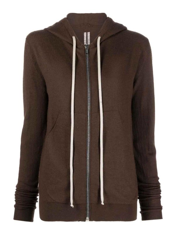 RICK OWENS: Sweatshirts und Pullover - Sweatshirt - Braun