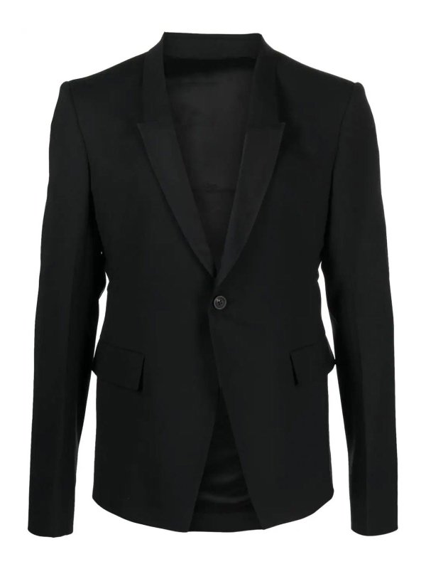 RICK OWENS: Blazer - Blazer - Negro