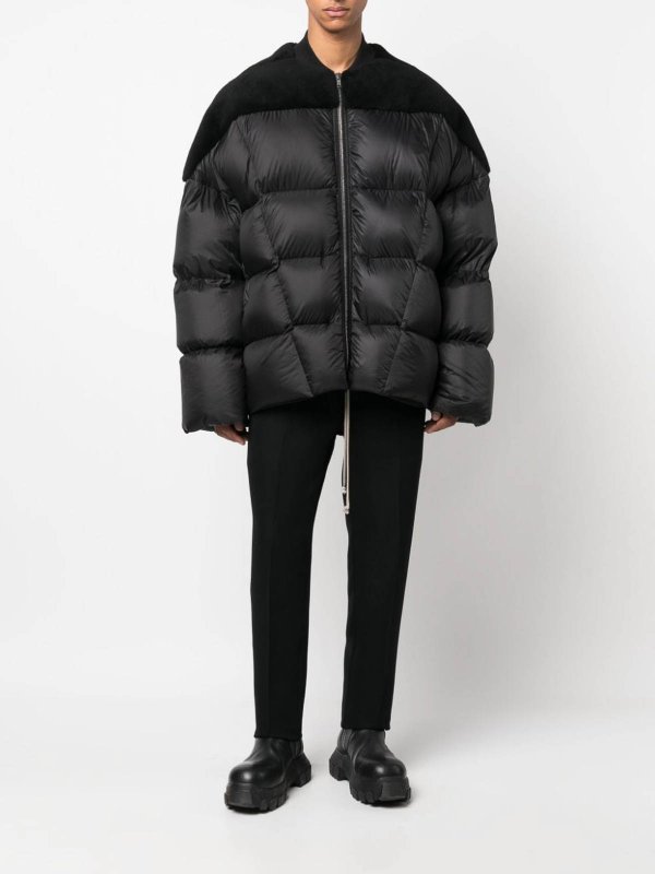 RICK OWENS: casual jackets online - luxor flight padded down jacket
