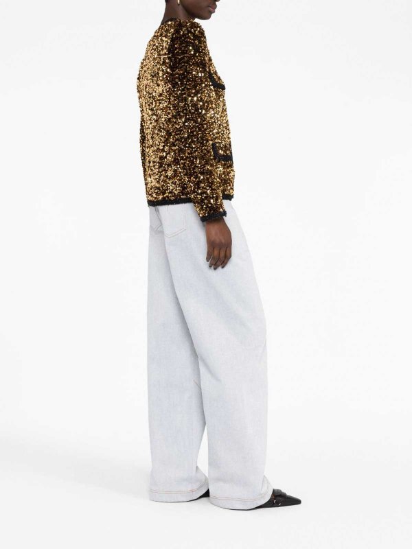 sequin-embellished jacket shop online: Self Portrait