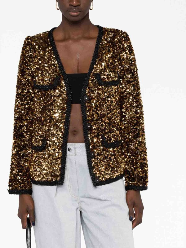 Self Portrait buy online sequin-embellished jacket