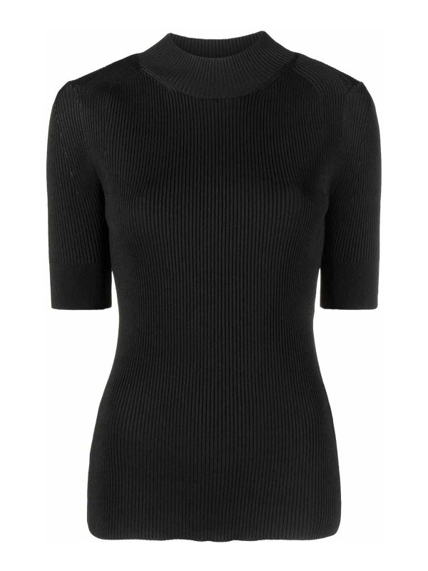 STELLA McCARTNEY: Tops & Tank tops - high-neck ribbed-knit top