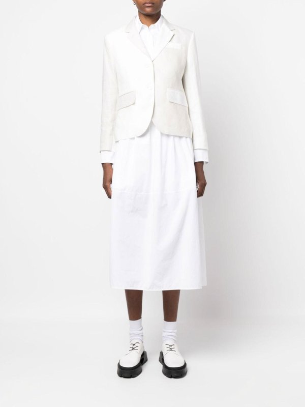 THOM BROWNE: Vestes de costume online - Blazer - Blanc