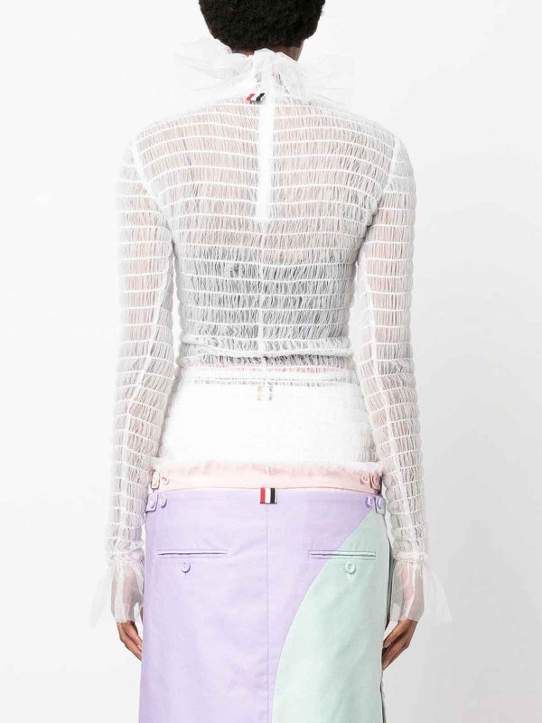 The Best Shops THOM BROWNE: Tops y camisetas sin mangas - Top - Blanco