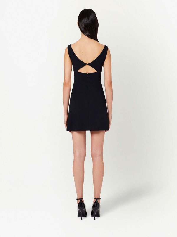 The Best Shops AMI PARIS: short dresses - paris cut-out detail mini dress