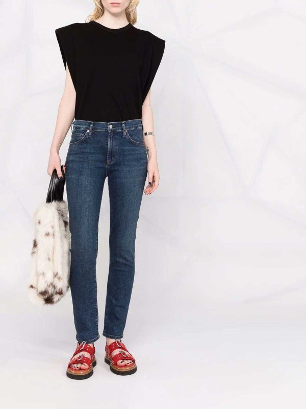 CITIZENS OF HUMANITY: bootcut jeans online - skyla mid rise cigarette jeans