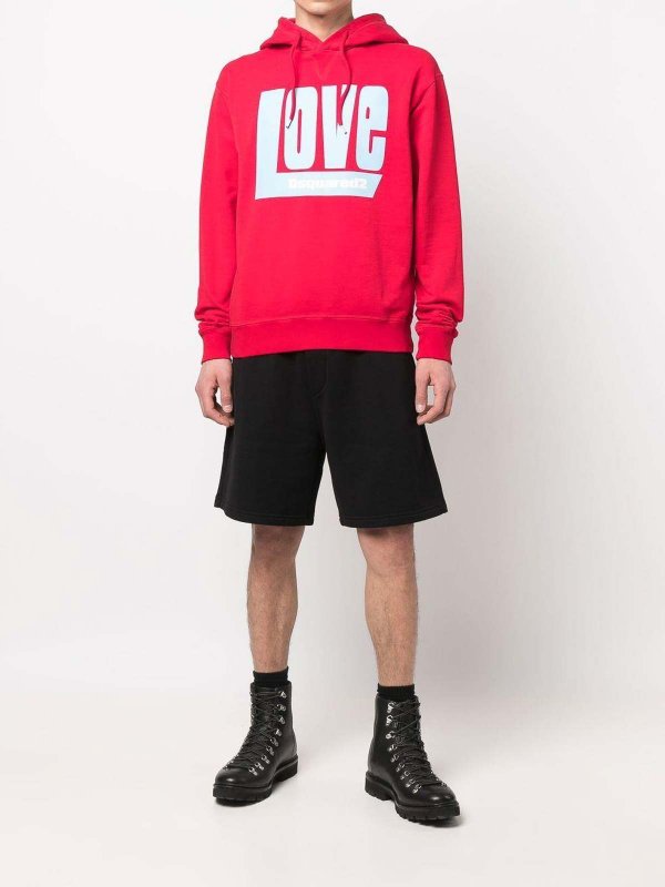 DSQUARED2: Sudaderas y suéteres online - Sudadera - Rojo