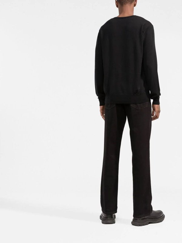 The Best Shops DSQUARED2: crew necks - eyes on hands knitted jumper