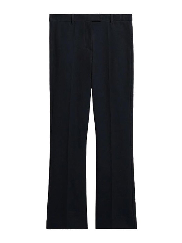 Max Mara: カジュアルトラウザー - カジュアルパンツ - ブルー