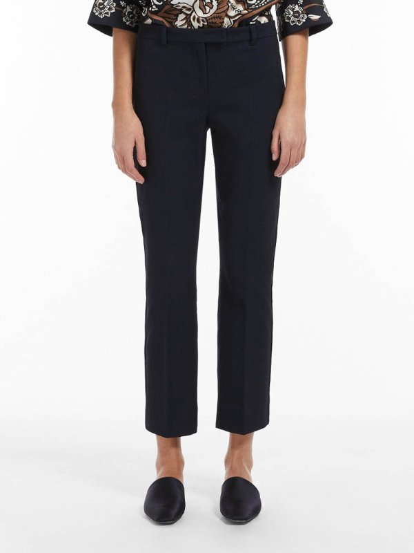 The Best Shops Max Mara: カジュアルトラウザー - カジュアルパンツ - ブルー