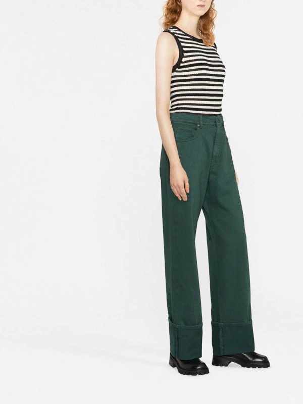 p cuffs straight-leg jeans shop online: P.A.R.O.S.H.