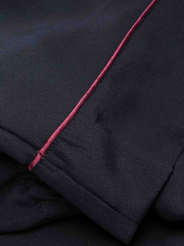 pantaloni casual shop online Pantaloni cropped con gamba alta