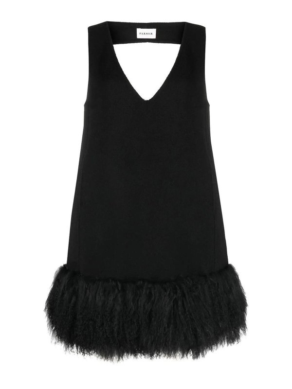 P.A.R.O.S.H.: ニーレングスドレス - 膝丈ドレス - 黒