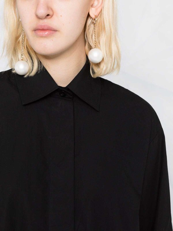 The Best Shops PATOU: shirts - logo-print long-sleeved shirt